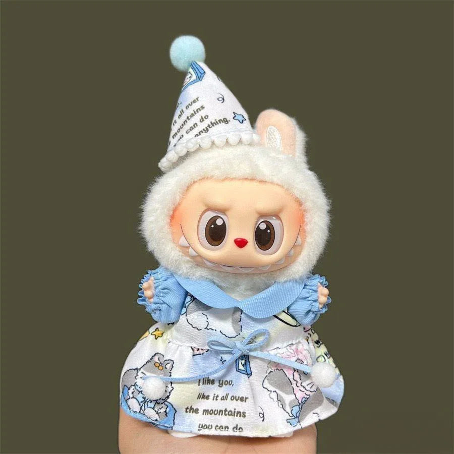 Labubu Gingham Bunny Dress – Pink Lolita Fantasy - MuffuLabSYD058