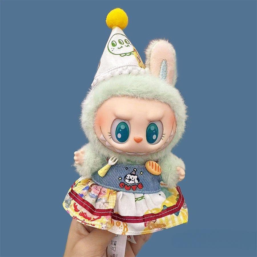 Labubu Sweet Bear Dress – Cozy Brown Lolita Fashion - MuffuLabSYD062
