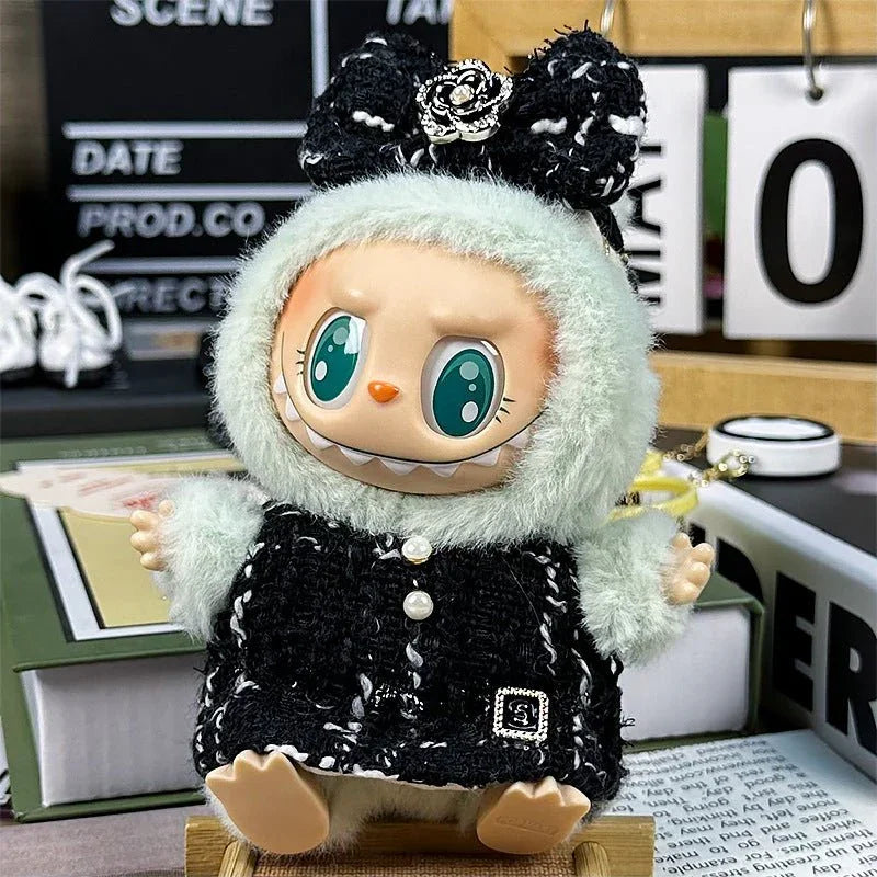 Labubu Black Iridescent Set – Headband & Outfit - MuffuLabSYD021