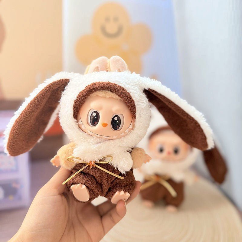 Labubu Brown Bunny Outfit Set for Kids - MuffuLabZGG040