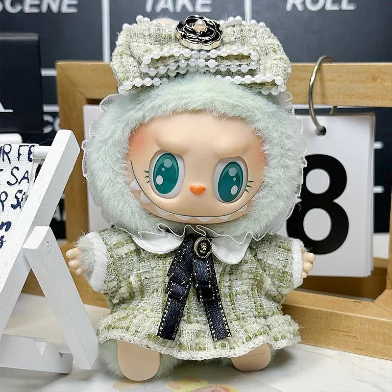 Labubu Green Chanel - Inspired Set – Headband, Dress & Bow Tie - MuffuLabSYD034