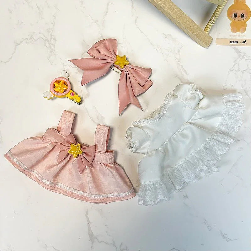 Labubu Magical Girl Costume – Headband, Dresses & Wand - MuffuLabSYD036