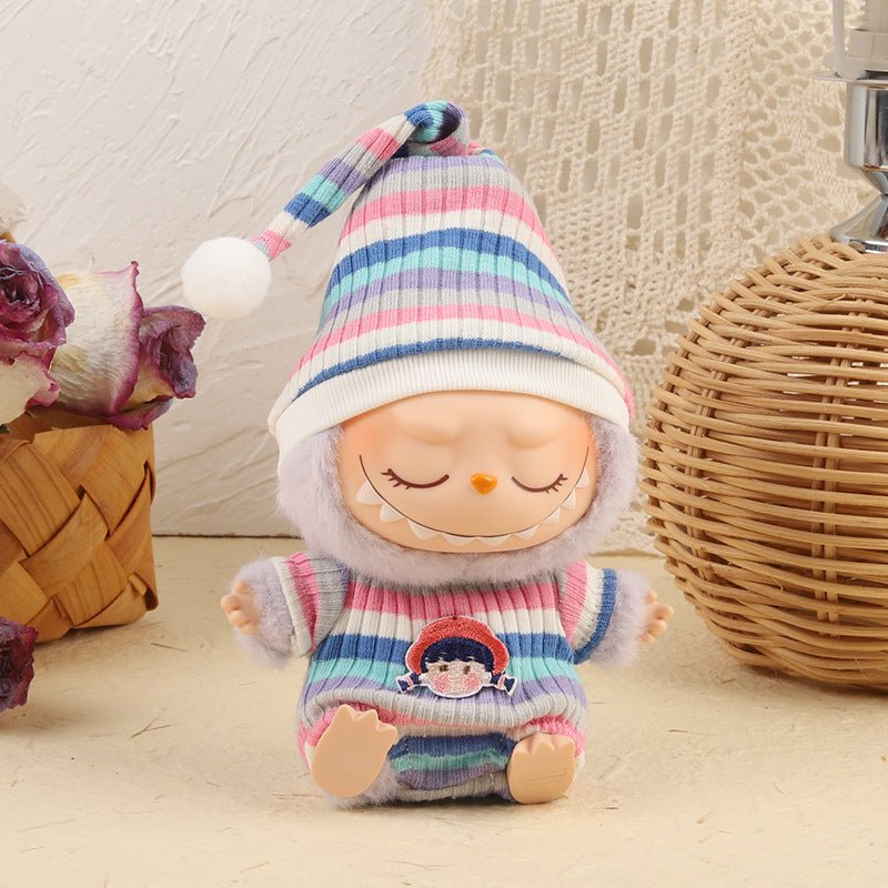 Labubu Pastel Rainbow Two - Piece Outfit Set for Kids - MuffuLabZGG036