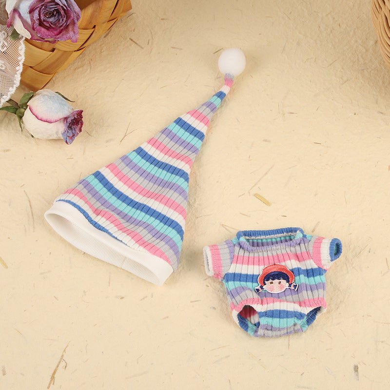 Labubu Pastel Rainbow Two - Piece Outfit Set for Kids - MuffuLabZGG036