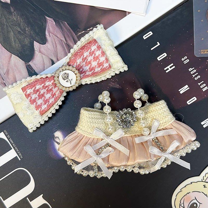 Labubu Pink Parisian Set – Headband & Suspender Dress - MuffuLabSYD016