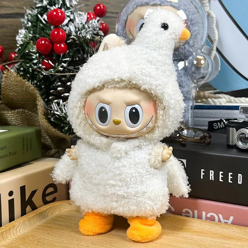 Labubu Swan Outfit – Hat, Sweater & Socks - MuffuLabSYD047